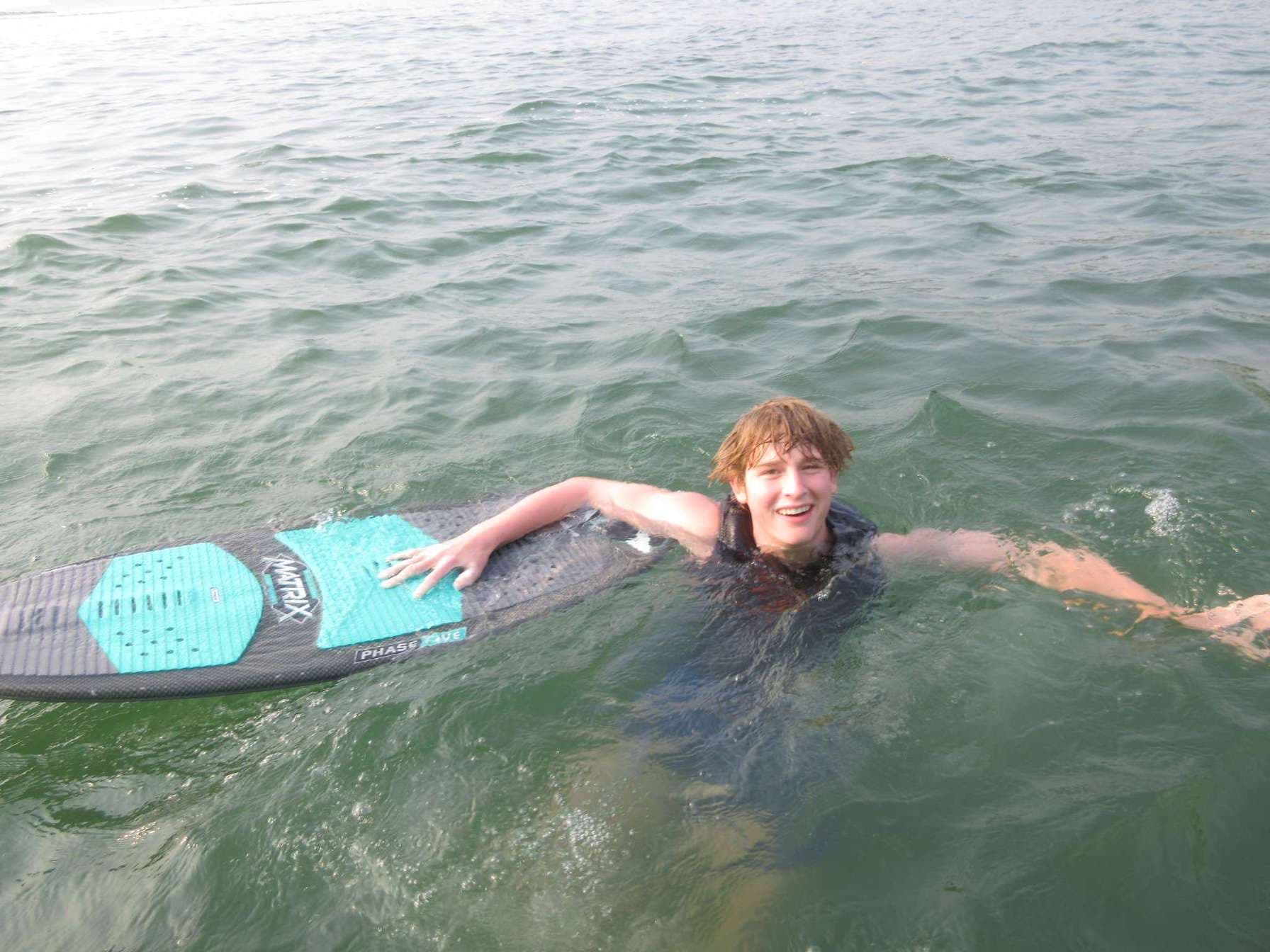 On the water at Lake Travis.